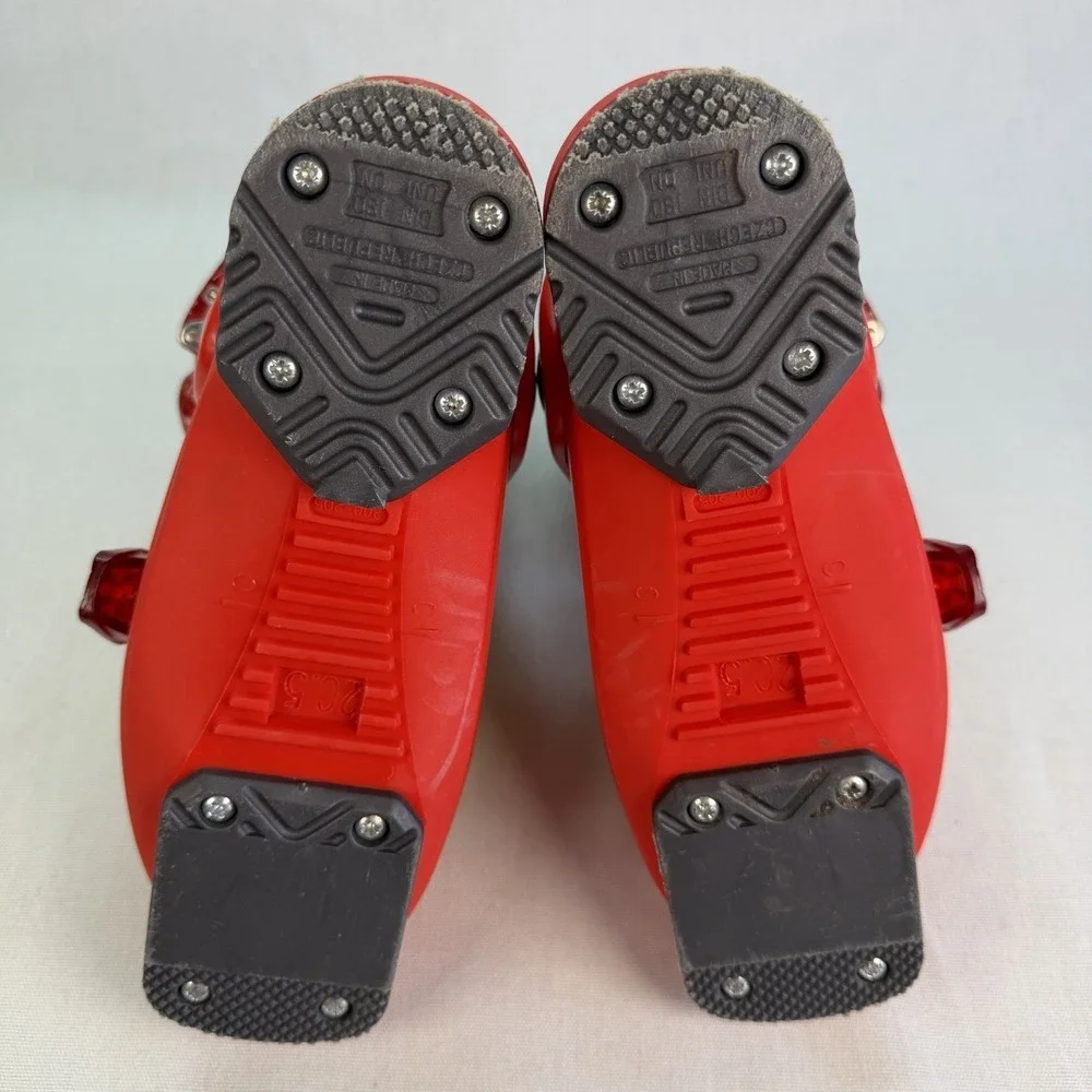 Head Carve HT2 Kids‎ Ski Boots Mondo 20.5 - Size 2.5 Red Yellow